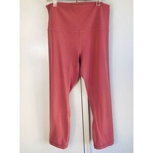 Lululemon Align Crop *21" Soft Cranberry  size 8….0535